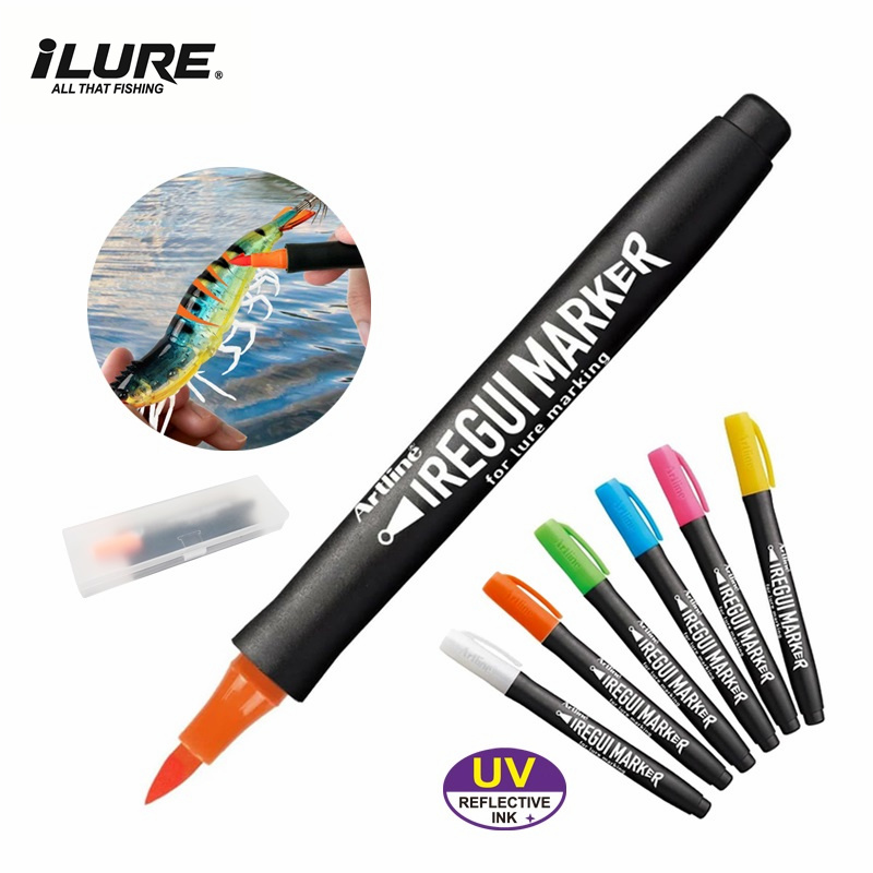 Fishing Lure Soft Plastic - Nuevo Lápiz de Pintura Fluorescente UV