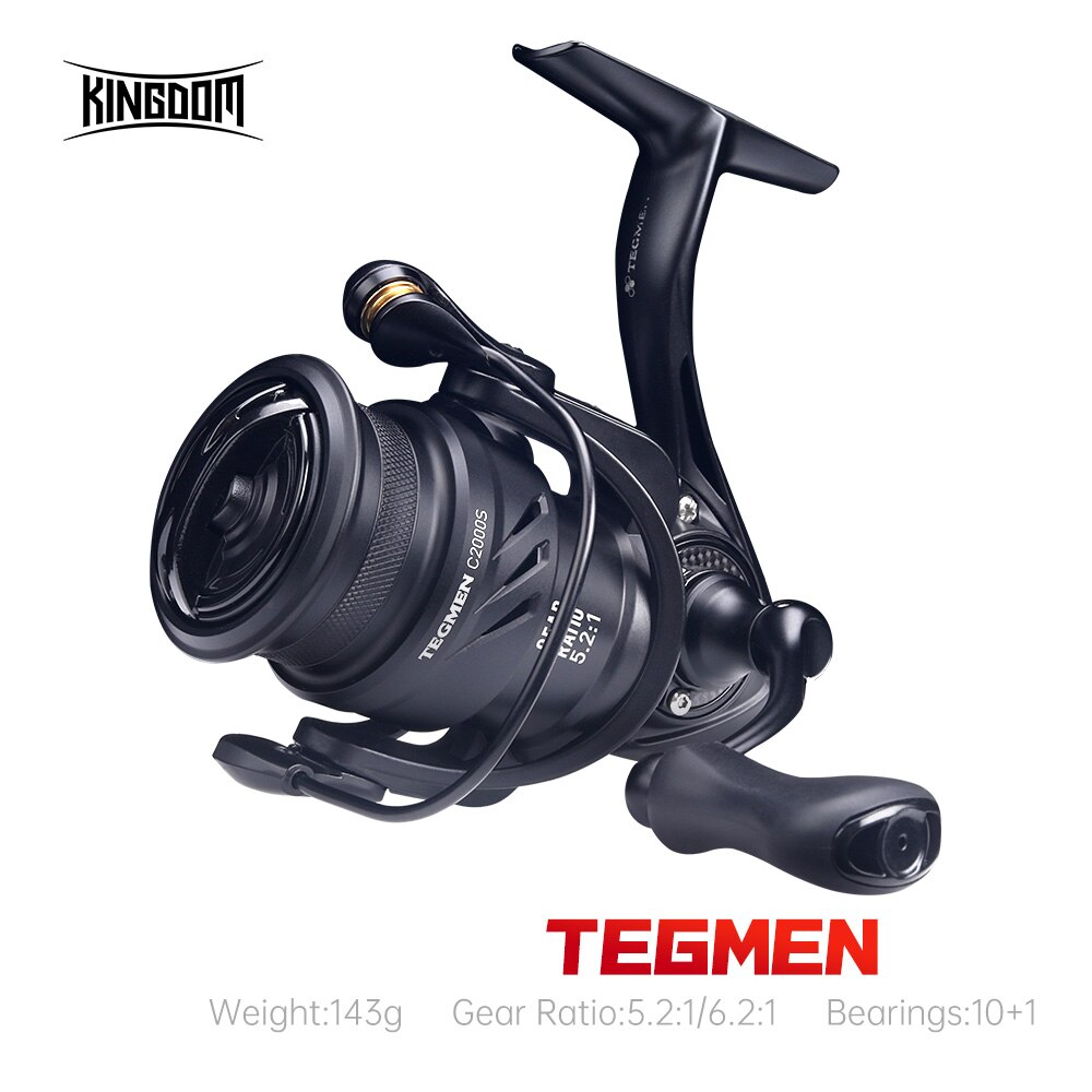 Kastking Reel Zephyr - Kingdom Tegmen-Carretes de pesca giratorios 5,2: