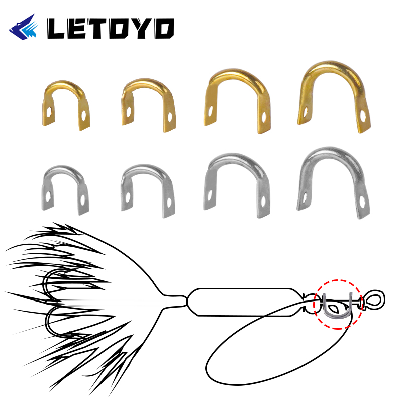 Fishing Lure Spoon - LETOYO 100 Uds. Chubias dobladas en