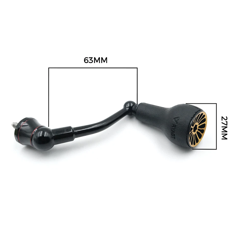 Daiwa Reel Fuego - Manivela giratoria de 63 mm con