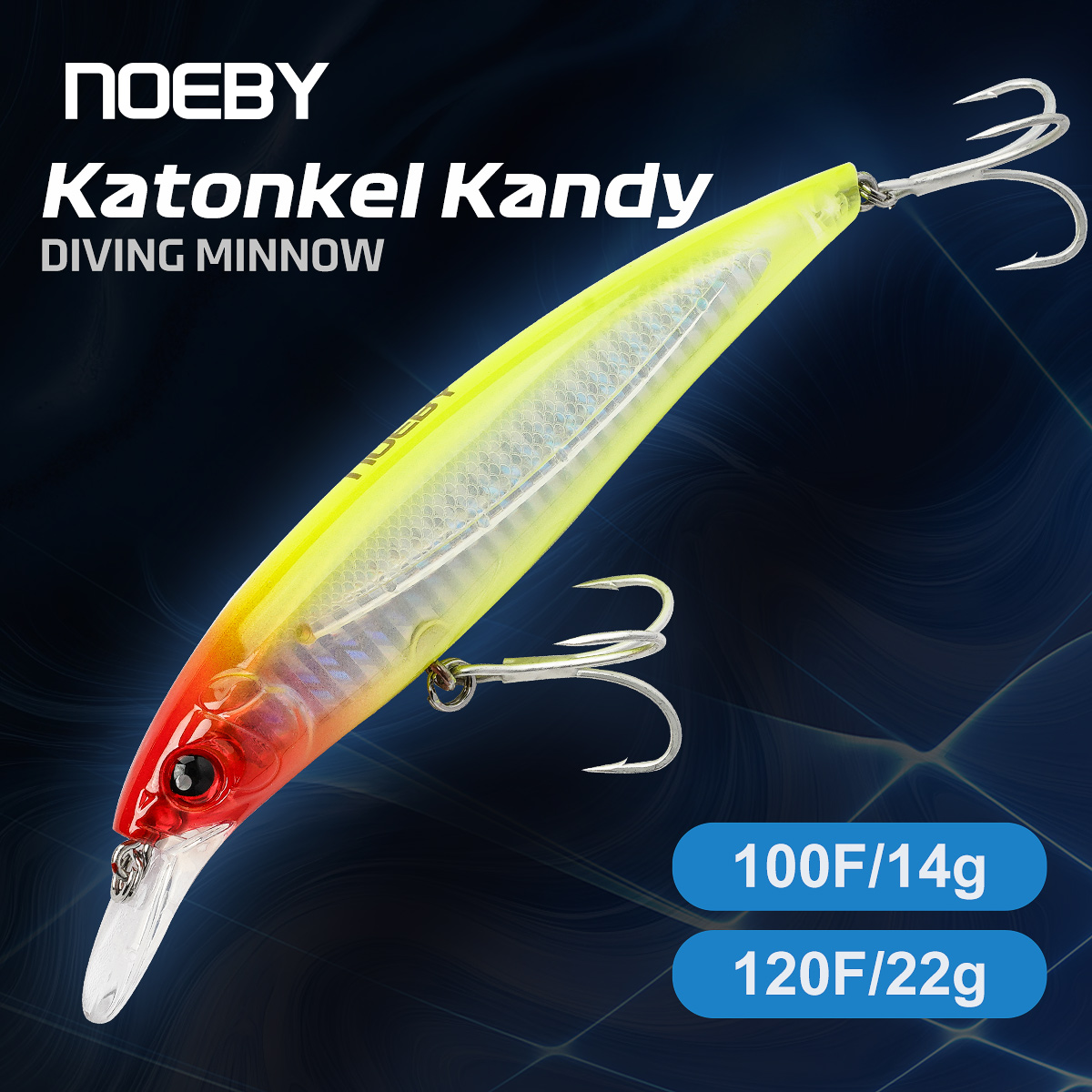 Fishing Lure Jerkbait - Señuelo de Pesca NOEBY Minnow, 100