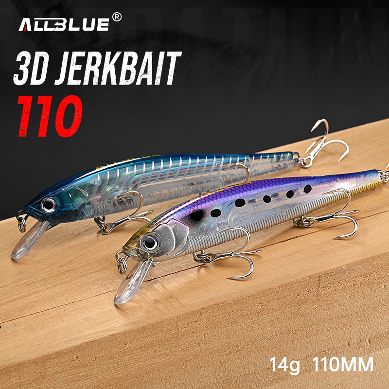 Señuelo de Pesca ALLBLUE 3D Je - Fishing Lure Jerkbait reseña y precio