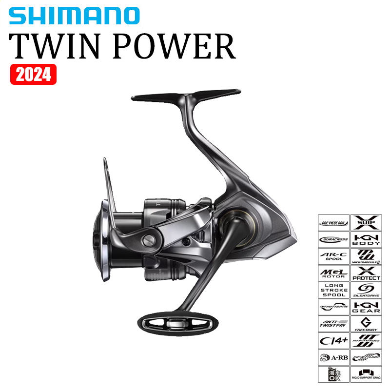 SHIMANO 2024 TWINPOWER carrete - Shimano Reel Sienna reseña y precio