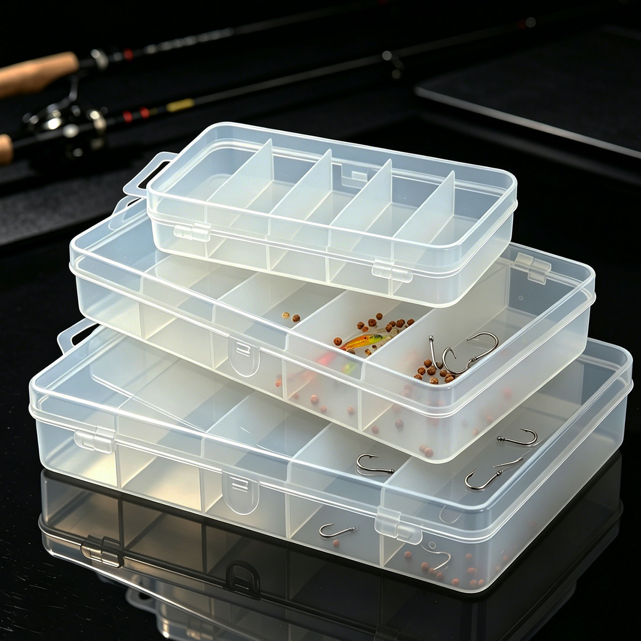 1/3 Piezas, 3 Tamaños de Caja  - Fishing Lure Box reseña y precio