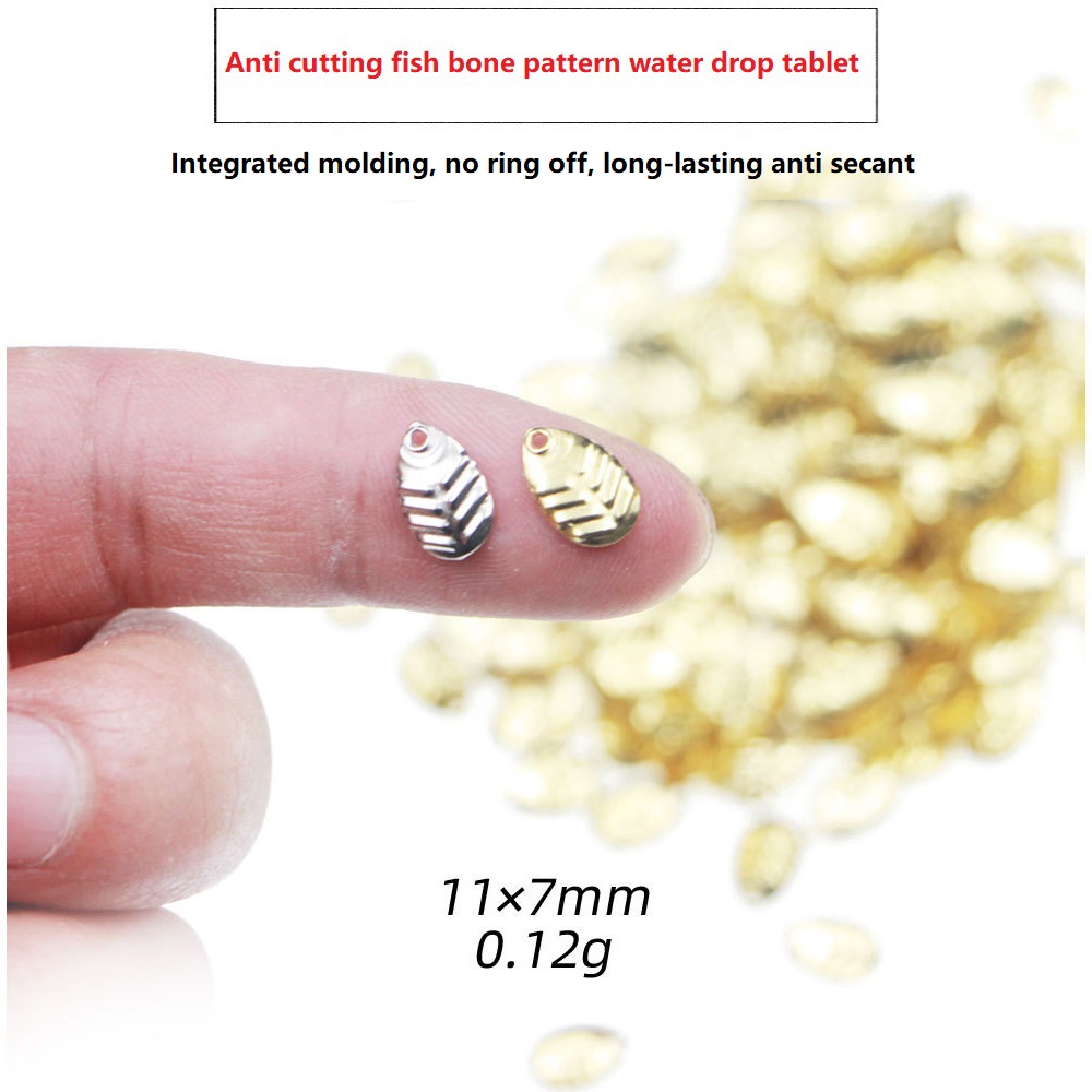 50 unids/lote DIY Spinner de p - Fishing Lure Spoon reseña y precio