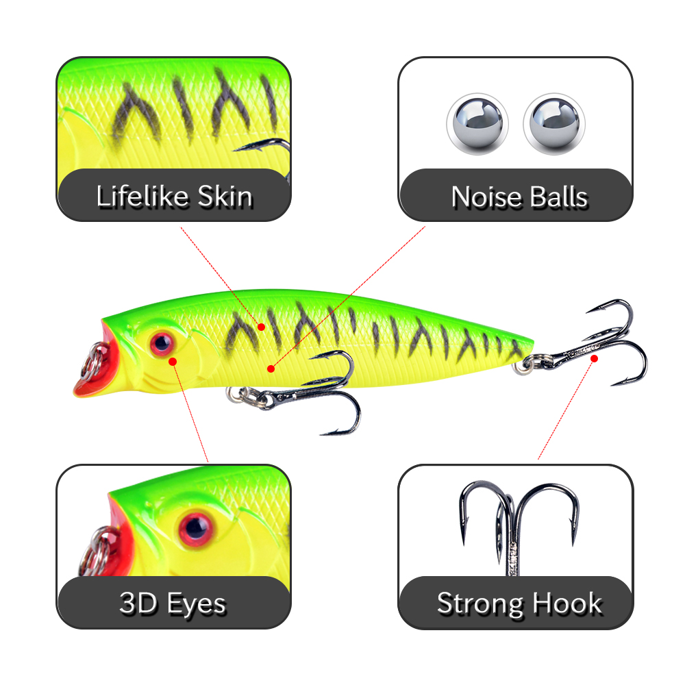 Señuelos de Pesca de alta cali - Fishing Lure Popper reseña y precio