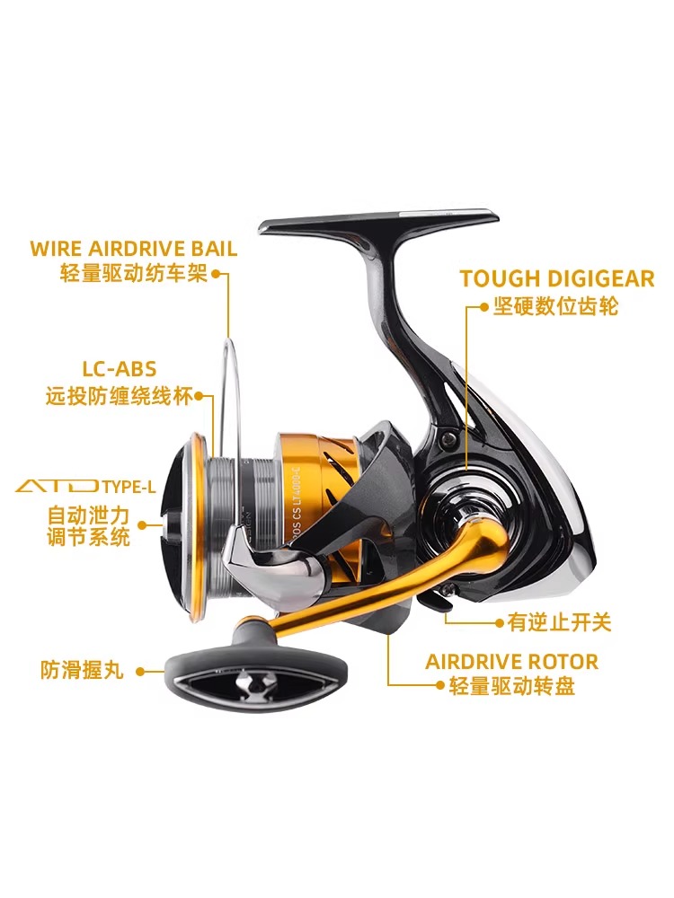 DAIWA-carrete de pesca girator - Daiwa Reel Fuego reseña y precio