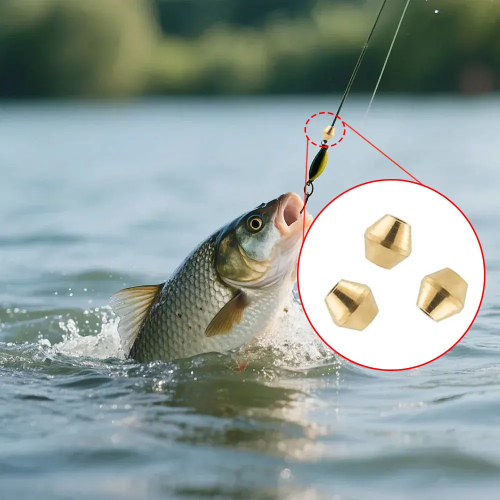 40 Uds DIY señuelo de latón cu - Fishing Lure Spinner reseña y precio