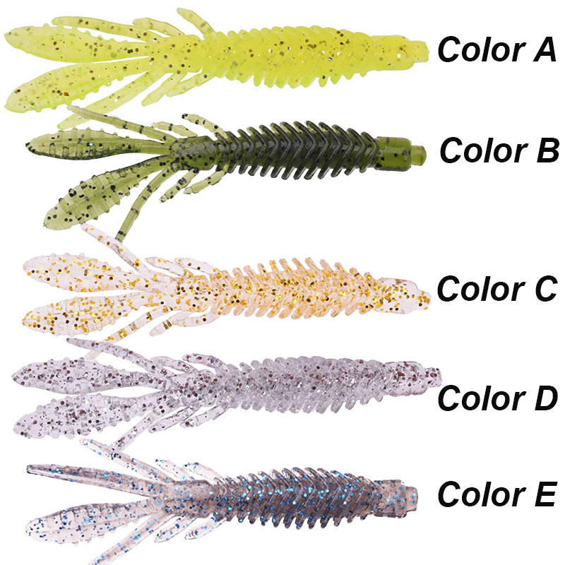 WESTBASS 5 uds cebos de Larva  - Fishing Lure Swimbait reseña y precio