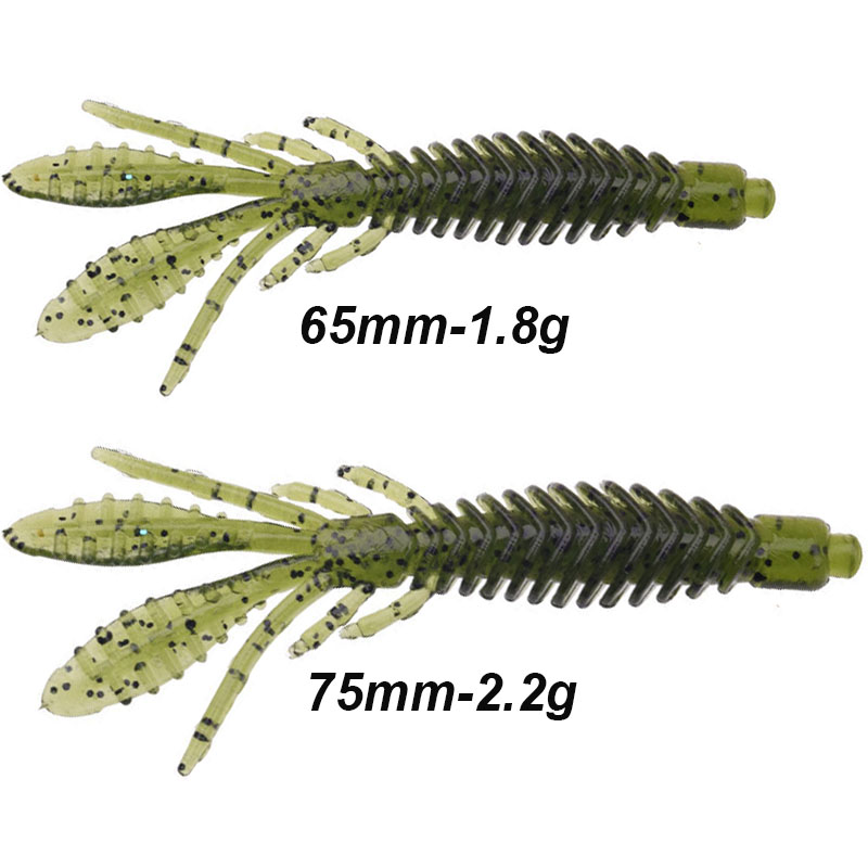 WESTBASS 5 uds cebos de Larva  - Fishing Lure Swimbait reseña y precio