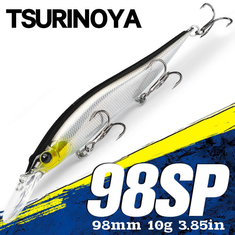 TSURINOYA colgante Minnow Jerk - Fishing Lure Jerkbait reseña y precio