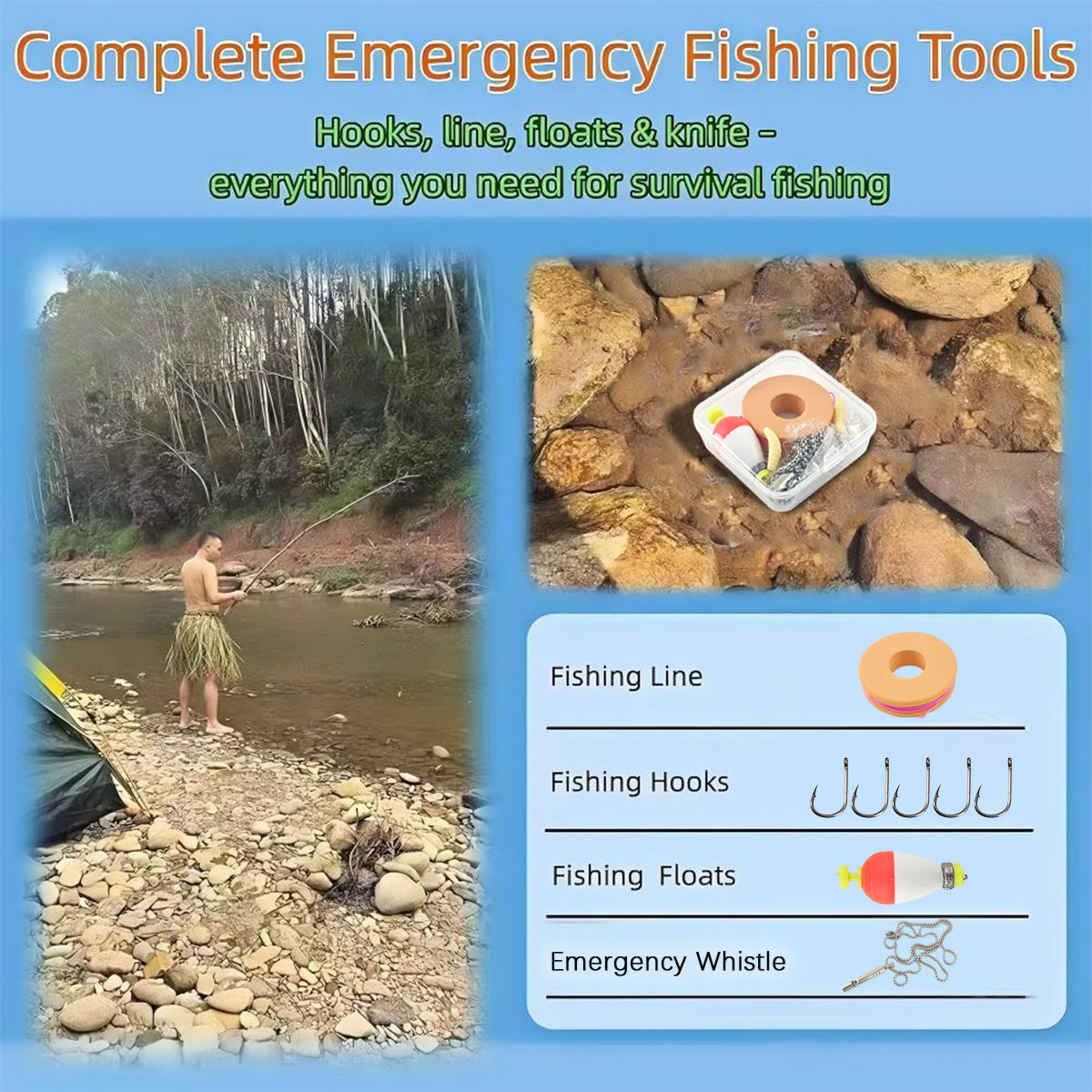 Juego de equipo de pesca de em - Fishing Lure Kit reseña y precio